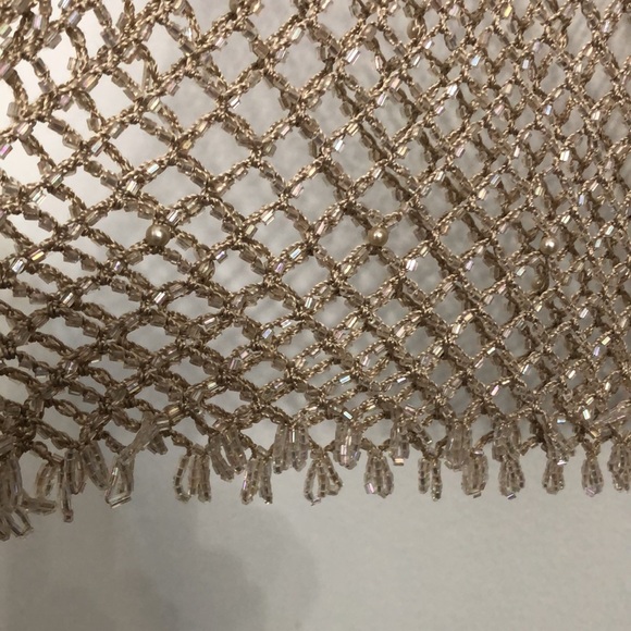 Sparkling GANTOS Vintage Beaded Vest Top Large - Picture 6 of 10